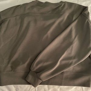 Like new Lululemon Crewneck Softatreme in grey sage